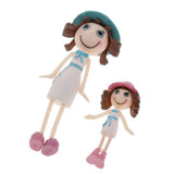 Maxbell 1/12 Dollhouse Miniature Dolls for Room Life Scenes Accessory  White