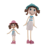 Maxbell 1/12 Dollhouse Miniature Dolls for Room Life Scenes Accessory  White