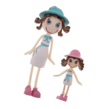Maxbell 1/12 Dollhouse Miniature Dolls for Room Life Scenes Accessory  White