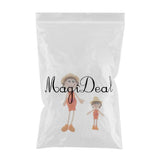 Maxbell 1/12 Dollhouse Miniature Dolls for Room Life Scenes Accessory  Orange