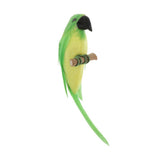 Maxbell 1/12 Dollhouse Miniature Handmade Parrots Model Garden Decoration Green