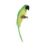 Maxbell 1/12 Dollhouse Miniature Handmade Parrots Model Garden Decoration Green