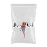 Maxbell 1/12 Dollhouse Miniature Handmade Parrots Model Garden Decoration Red