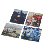 Maxbell 1/12 Dollhouse Mini Oil Painting Angel Iris Boat Fruit Starry Sky Decor B