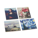 Maxbell 1/12 Dollhouse Mini Oil Painting Angel Iris Boat Fruit Starry Sky Decor B