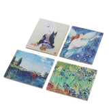 Maxbell 1/12 Dollhouse Mini Oil Painting Angel Iris Boat Fruit Starry Sky Decor C