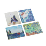 Maxbell 1/12 Dollhouse Mini Oil Painting Angel Iris Boat Fruit Starry Sky Decor C