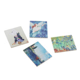 Maxbell 1/12 Dollhouse Mini Oil Painting Angel Iris Boat Fruit Starry Sky Decor C