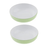 Maxbell 1:12 Dollhouse Miniature Metal Dinner Plate Kitchen Tableware Decor Green