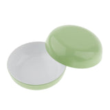 Maxbell 1:12 Dollhouse Miniature Metal Dinner Plate Kitchen Tableware Decor Green