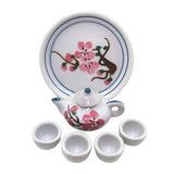 Max 1/12 Dolls House Dollhouse Tea Pot Cups Plate Tea Set