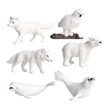 Max Maxb Miniatures Polar Animal Fairy Garden Decor Figurines Toys Micro Landscape