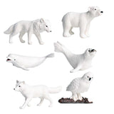 Max Maxb Miniatures Polar Animal Fairy Garden Decor Figurines Toys Micro Landscape