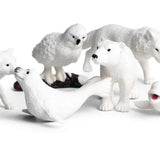 Max Maxb Miniatures Polar Animal Fairy Garden Decor Figurines Toys Micro Landscape