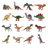 Maxbell 16pcs Realistic Dinosaur Model Figurine Toy Collectibles Animal Model Toys