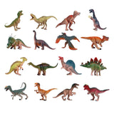 Maxbell 16pcs Realistic Dinosaur Model Figurine Toy Collectibles Animal Model Toys