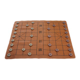 Maxbell Retro Chinese Zinc Alloy Pieces Chess Xiangqi Board Game Home Party Travel