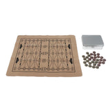 Maxbell Retro Chinese Zinc Alloy Pieces Chess Xiangqi Board Game Home Party Travel