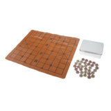 Maxbell Retro Chinese Zinc Alloy Pieces Chess Xiangqi Board Game Home Party Travel