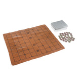 Maxbell Retro Chinese Zinc Alloy Pieces Chess Xiangqi Board Game Home Party Travel