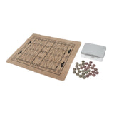 Maxbell Retro Chinese Zinc Alloy Pieces Chess Xiangqi Board Game Home Party Travel