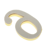 Maxbell Golden Self-Adhesive Door Number Sign Plaque Digit Number for Home Outdoor Number 6
