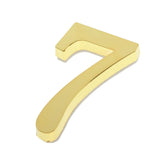 Maxbell Golden Self-Adhesive Door Number Sign Plaque Digit Number for Home Outdoor Number 7