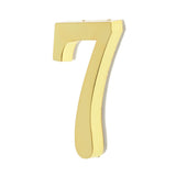 Maxbell Golden Self-Adhesive Door Number Sign Plaque Digit Number for Home Outdoor Number 7