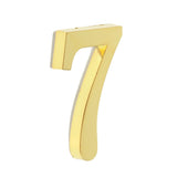 Maxbell Golden Self-Adhesive Door Number Sign Plaque Digit Number for Home Outdoor Number 7