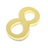 Maxbell Golden Self-Adhesive Door Number Sign Plaque Digit Number for Home Outdoor Number 8