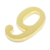 Maxbell Golden Self-Adhesive Door Number Sign Plaque Digit Number for Home Outdoor Number 9