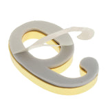 Maxbell Golden Self-Adhesive Door Number Sign Plaque Digit Number for Home Outdoor Number 9