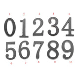 Max Maxb Metal House Door Plaque Address Number Digit Figure Plaque Street Sign 1