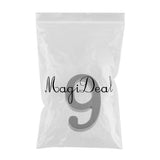 Max Maxb Metal House Door Plaque Address Number Digit Figure Plaque Street Sign 9