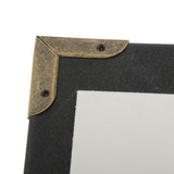 Maxbell Retro Blank Plaque House Number Sign Plate Craft House Number Mount Leather