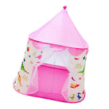 Maxbell Portable Folding Castle Tulle Game Store Develop Indoor Yurt Castle Toy Pink