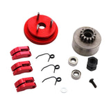 Maxbell 14T Gear Flywheel With Bearing Shoe Sets For 1/8 Rc Car Parts Red