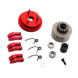 Maxbell 14T Gear Flywheel With Bearing Shoe Sets For 1/8 Rc Car Parts Red