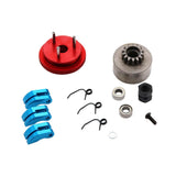 Maxbell 14T Gear Flywheel With Bearing Shoe Sets For 1/8 Rc Car Parts Red+Blue