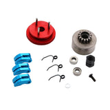 Maxbell 14T Gear Flywheel With Bearing Shoe Sets For 1/8 Rc Car Parts Red+Blue