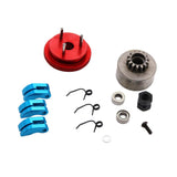 Maxbell 14T Gear Flywheel With Bearing Shoe Sets For 1/8 Rc Car Parts Red+Blue