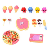Max Maxb Play Food Set Simulation Dessert Pizza Ice Cream Playset Kids Pretend Play