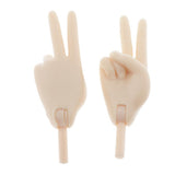 Max Maxb 1/4 BJD Articulated ScissorHands for BJD Dollfie DOD MSD 40cm Dolls Yellow