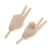 Max Maxb 1/4 BJD Articulated ScissorHands for BJD Dollfie DOD MSD 40cm Dolls Yellow