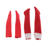 Max Maxb Fashion Girls Socks Christmas Stockings Red for 1/6 BJD Dolls Accessories