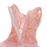 Maxbell Lace Tulle Bridesmaid Dress Party Evening Dance Gown for 1/3 BJD Dolls Pink