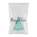 Max Maxb Lace Tulle Bridesmaid Dress Party Evening Dance Gown for 1/3 BJD Dolls Blue