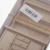 Maxbell Wooden Book Shelfs Storage Organizer Cupboard for 1/12 Dollhouse Furniture
