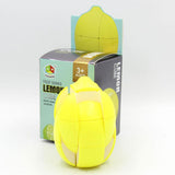 Maxbell Fruit Tiger Magic Speed Cube Puzzle Toy lemon