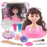 Maxbell Fashion Hair Styling Dolls Head Play Set Kids Childs Toy Beauty Girl Gift B